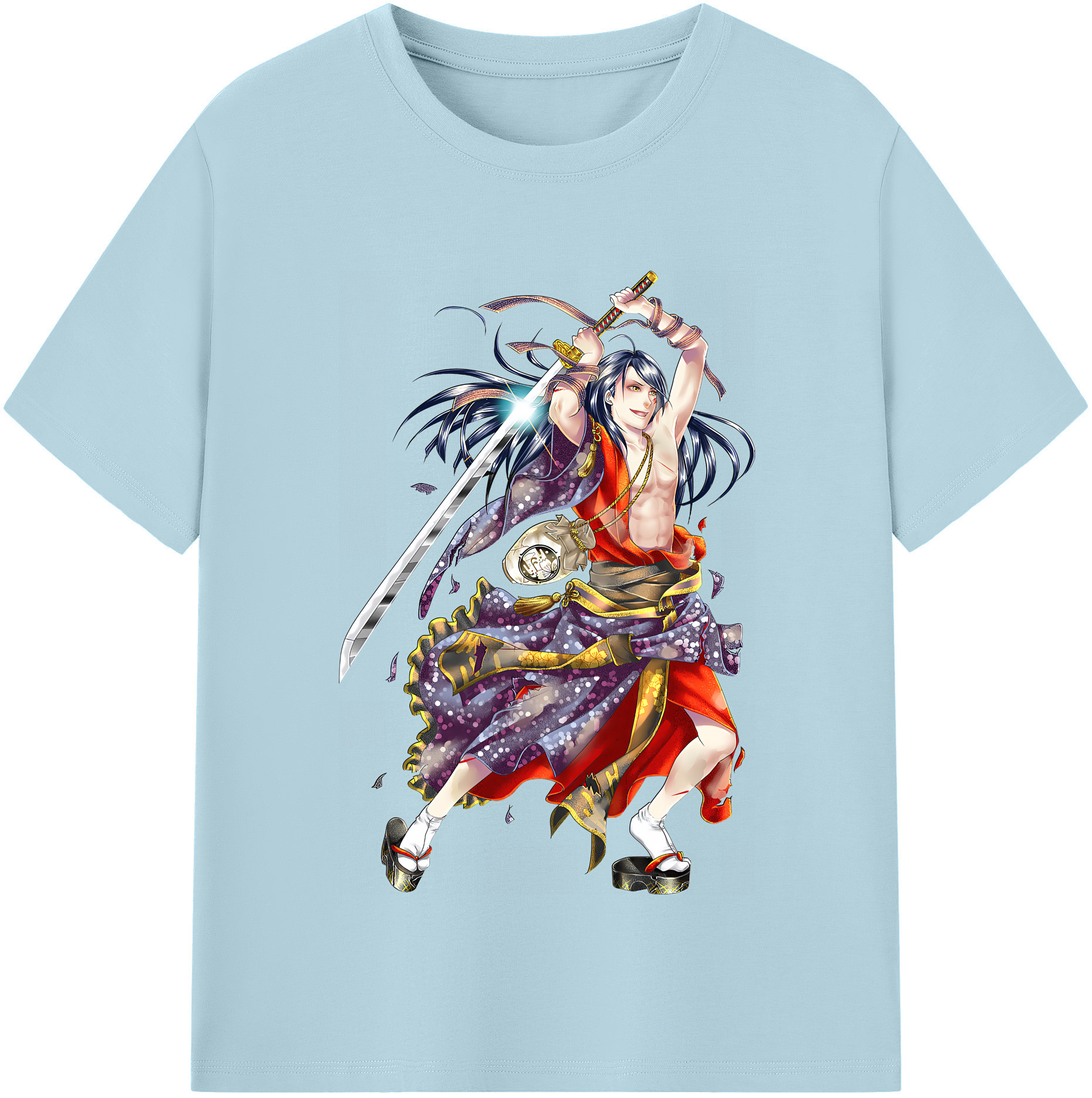 （画像用） 刀剣乱舞 Touken Ranbu 綿100％半袖Tシャツ（フロントプリント）